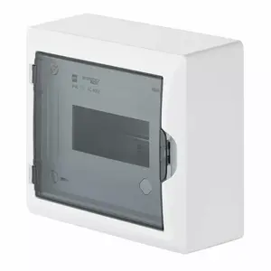 Distribution Box ELEKTROPLAST ECONOMIC BOX1X8 PE+N SURF IP40 Smoked — 1x8 module surface-mounted N+PE