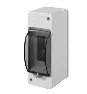 Mini enclosure ELEKTROPLAST S-2 with glass IP30 white/smoked