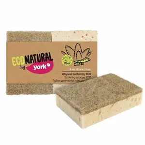 Scouring Sponge Eco 2 pcs, York — kitchen scouring pads, pack of 2
