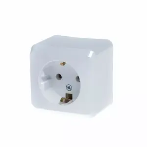 Розетка Schneider Electric WDE001080 — одиночная встраиваемая, белая