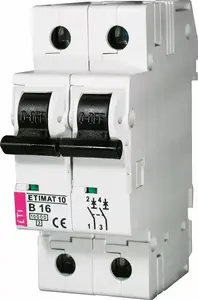 ETI ETIMAT10 C 10A 2-polu automātslēdzis