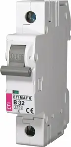 ETI 002141512 automātiskais slēdzis 1P 6kA C-6A