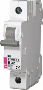 ETI Circuit Breaker 1P 6kA C-20A