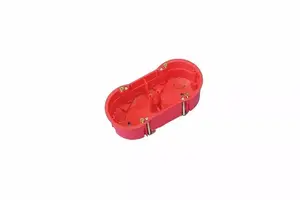 PAWBOL A.0010A Double Mounting Junction Box, Halogen-Free