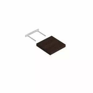 Настенная полка VELANO FS 24/24, темно-коричневая