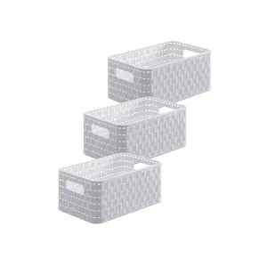 Uzglabāšanas grozs rotho Taisnstūra Rattan balts – modelis 1115201100
