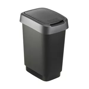 Rotho Twist 10 L Taisnleņķa Polipropilēns (PP) Melns