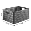 Rotho Country Storage Basket - Anthracite Photo 3