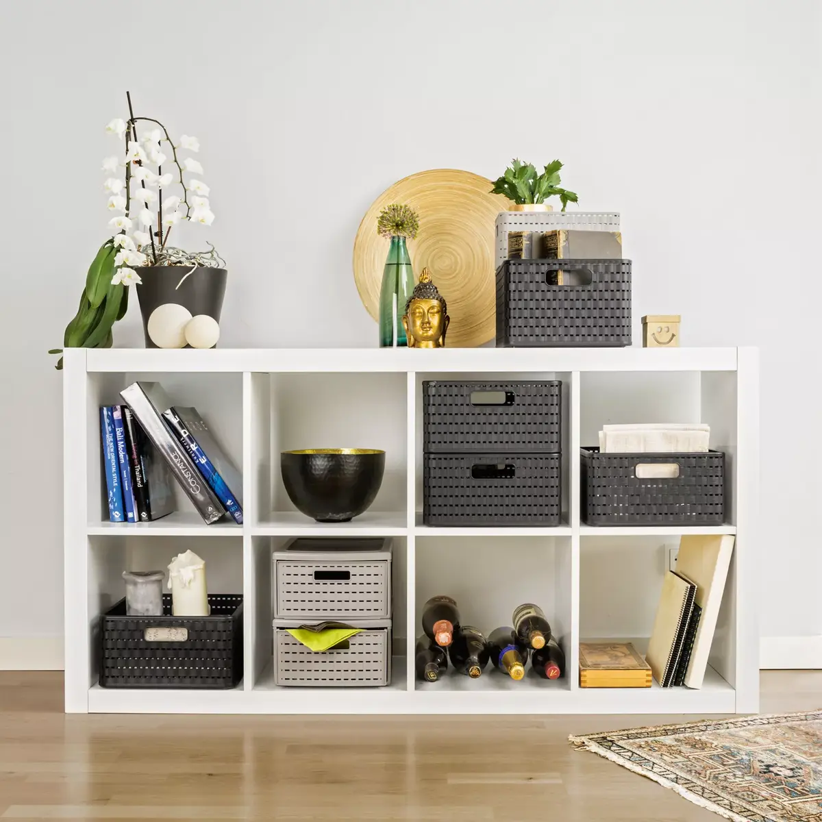 Rotho Country Storage Basket - Anthracite Photo 4