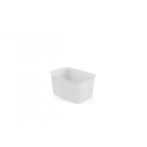Storage box Rotho Brisen 4.5 L, rectangular plastic, white, 180×262 mm