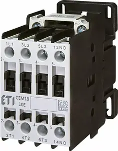 Контактор ETI CEM18.10, 18А, 7.5кВт, катушка 230В