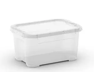 KIS T Box XXS Rectangular Storage Box, 4.3 L, Transparent