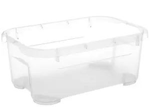 KIS T Box Mini Rectangular Storage Box 0.9 L Transparent