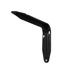 Bolis Italia Europa Shelf Bracket, Steel, Black, 30 kg Capacity