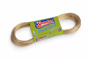 Сушильный шнур Spontex 97024012 — веревка для белья для дома и улицы, компактный шнур