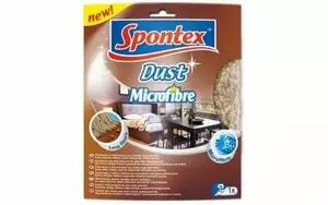 Mikrošķiedras putekļu lupata Spontex — atkārtoti lietojama tīrīšanai un pulēšanai