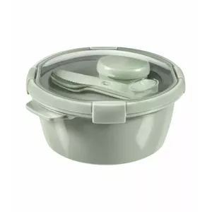 Food container Curver Lunch Kit round 1.6L Ø22×10 cm soft green