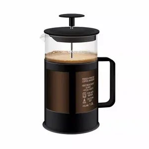 Glass Coffee Pot 1.0 L BOLLIRE BR-3104, 1.0L capacity, glass carafe