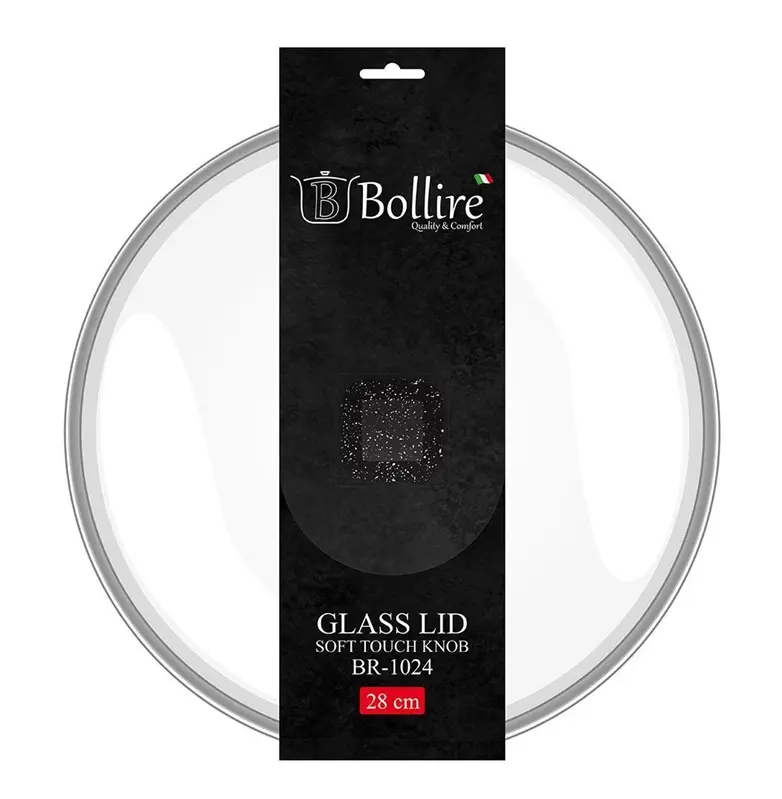 Glass Lid 28 cm BOLLIRE BR-1024 Photo 2