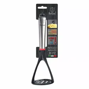 BOLLIRE BR-3707 Potato Masher, Stainless Steel Kitchen Tool