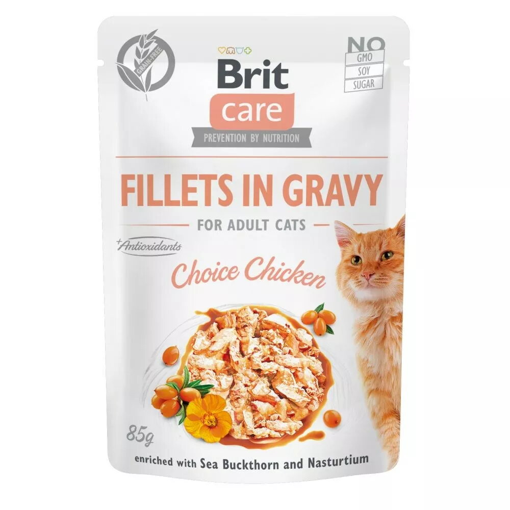 Mitrs kaķu barība Brit Fillets in