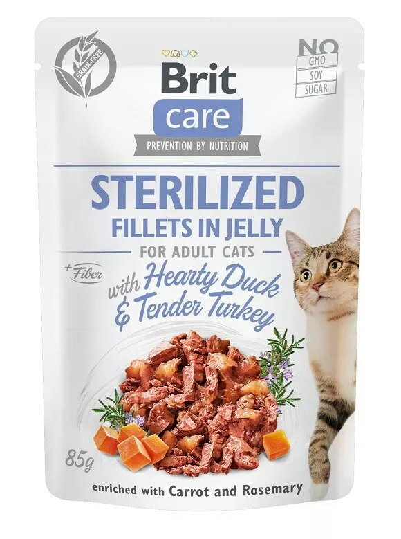 Mitrā kaķu barība Brit Fillets in