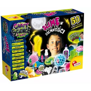 Science kit Liscianigiochi Crazy Science Slime in the dark 304-PL89239 — glow-in-the-dark slime experiment set