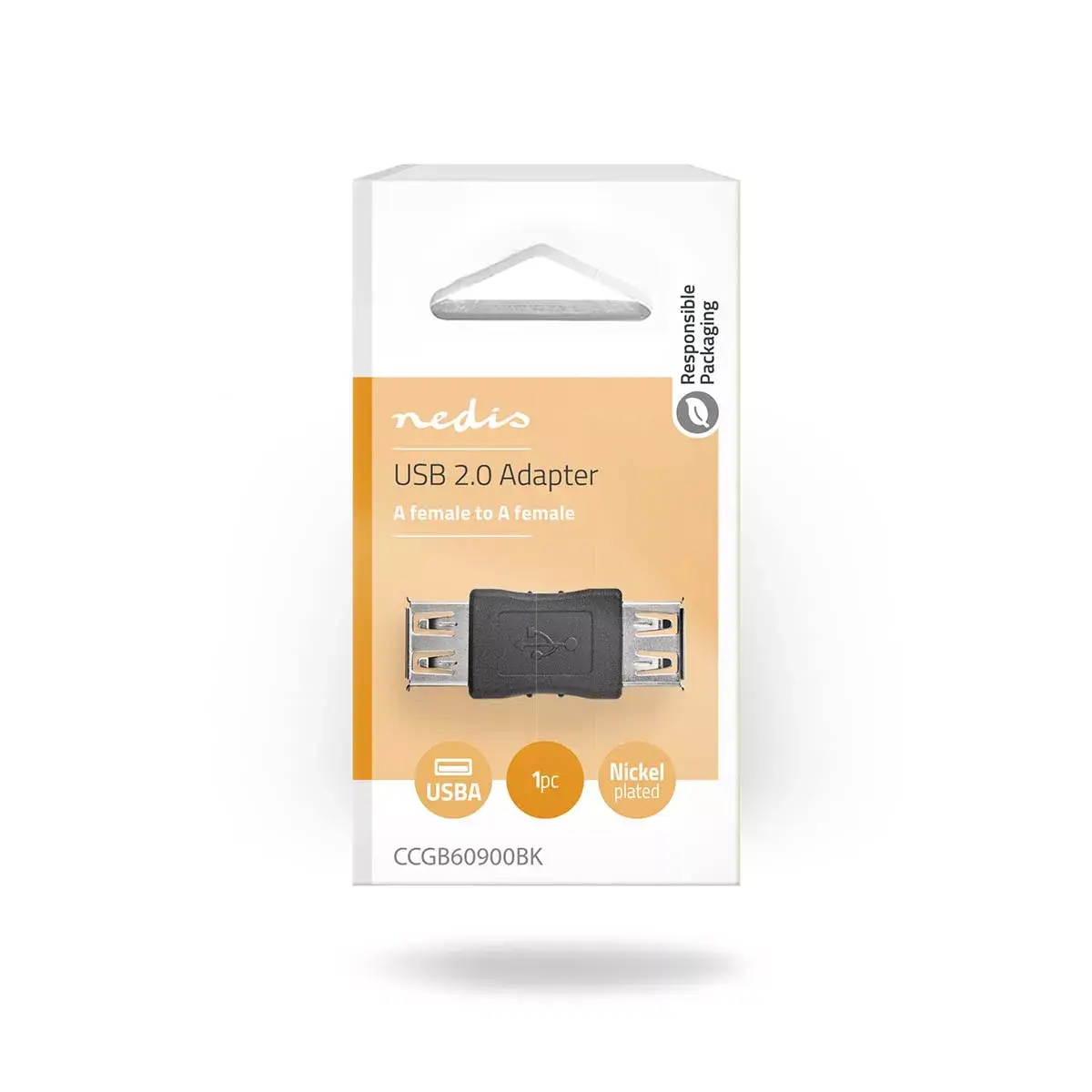 Nedis CCGB60900BK USB-A to USB-A Adapter Photo 3