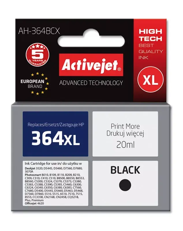 Tintes kasetne ActiveJet AH-364BCX priekš HP 364XL Photo 2