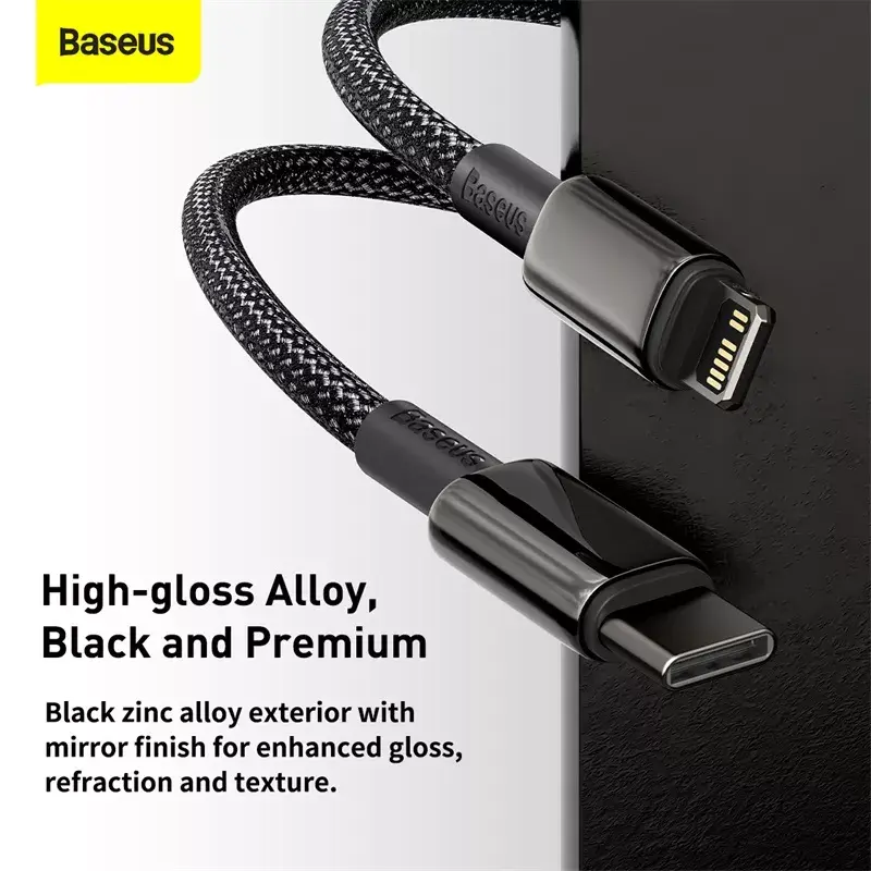 Cable Baseus Tungsten Gold 2 m Photo 14