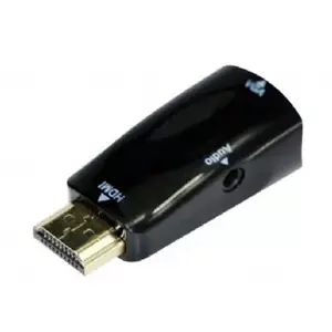 Gembird A-HDMI-VGA-02 VGA D-Sub adapteris melns