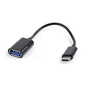USB kabelis Gembird AB-OTG-CMAF2-01 0,2 m — USB‑C uz USB‑A, melns