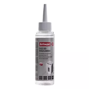 Shredder oil ActiveJet ASO-125 125 ml bottle with applicator for office shredders