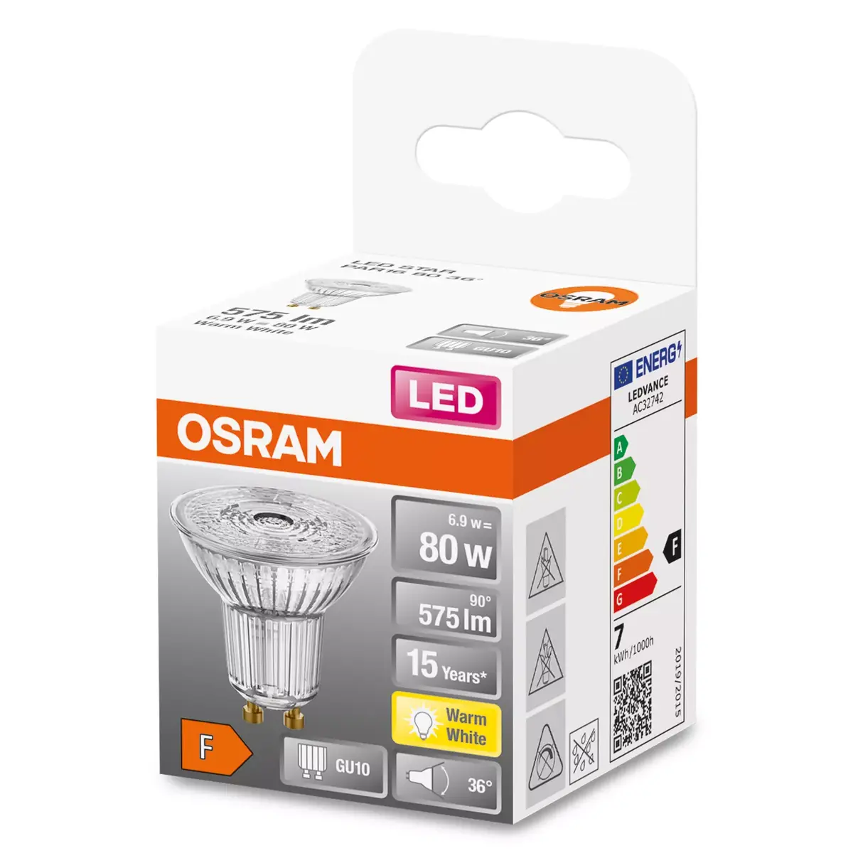LEDVANCE Osram STAR LED GU10 6.9 W 2700 K Photo 3