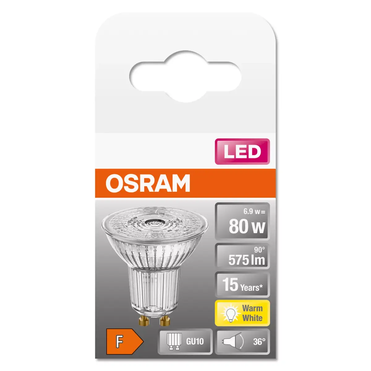LEDVANCE Osram STAR LED GU10 6.9 W 2700 K Photo 4