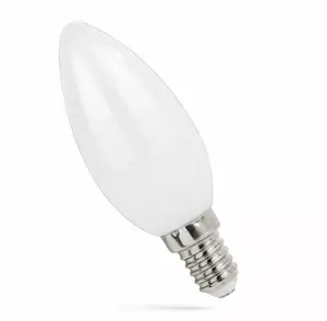 Spectrum LED spuldze E14 4W 400lm 2700K silti balta B35