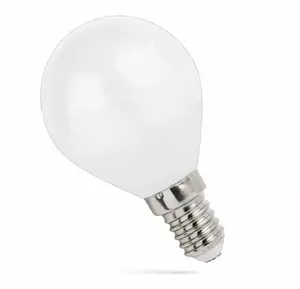 Spectrum LED spuldze E14 4W 400lm silti balta gaisma P45