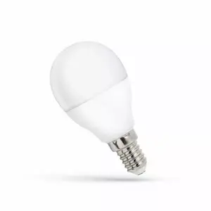 Spectrum P45 LED spuldze, 8W, E14 pamatne, 3000K silti balta gaisma, 620lm