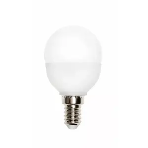 LED spuldze Spectrum LAMP LED BUBBLE 6W E14 siltā balta, burbuļa forma