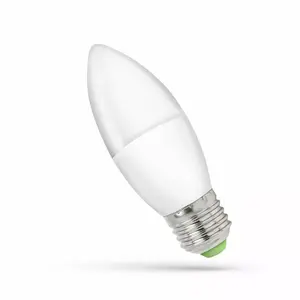 LED svečpoga Spectrum E27 230V 6W siltā balta