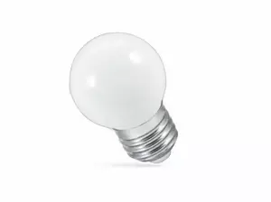 Spectrum LED P45 Light Bulb E27 1W RGB