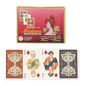 Card game Piatnik Solitaire cards Madame – classic solitaire playing cards set