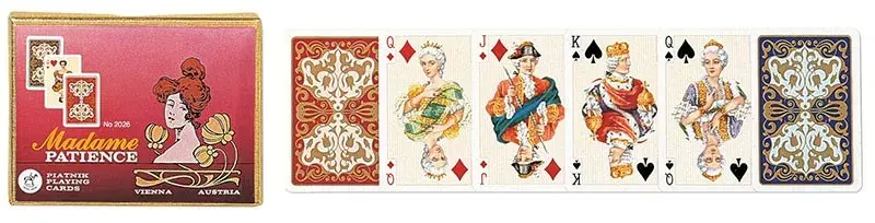 Piatnik Solitaire cards Madame — kārtis Photo 2