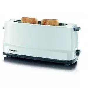 Toaster SEVERIN AT 2232 2-slice, 800 W, long slot, white/grey