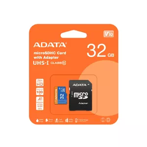 Flash Memory ADATA 32GB microSDHC Class 10 UHS-I AUSDH32GUICL10A1-RA1
