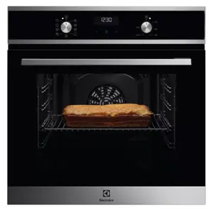 Built-in electric oven Electrolux EOF5H40BX — 65 L, 2090 W, black, rotary controls