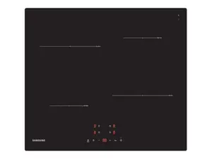 Induction cooktop, 59 cm, Samsung NZ64T3706A1/UR, 4 zones, touch control