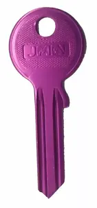JMA U-15D Universal Aluminium Blank Key - Lilac