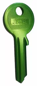 JMA U-15D Universal Aluminum Key Blank Green