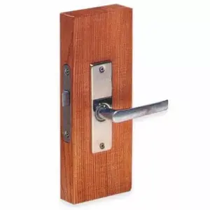DOOR LATCH, NICKELLED, POLISHED